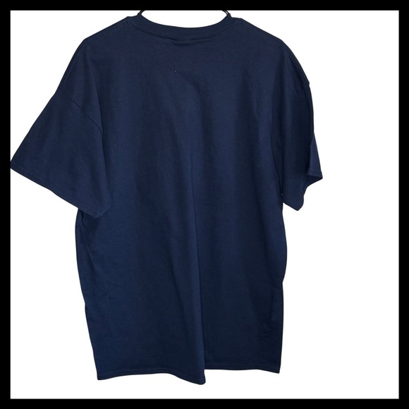 NWOT Gildan Ultra Cotton Navy Blue Even My Shrink Says Its Your Fault Graphic XL - Picture 3 of 6